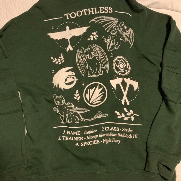 How To Train Your Dragon Night Fury Hoodie - Picture 1 of 8